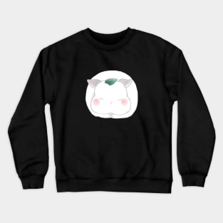 Mochi White Rabbit | Claude Holand Netherland Bunny | Bunniesmee Crewneck Sweatshirt